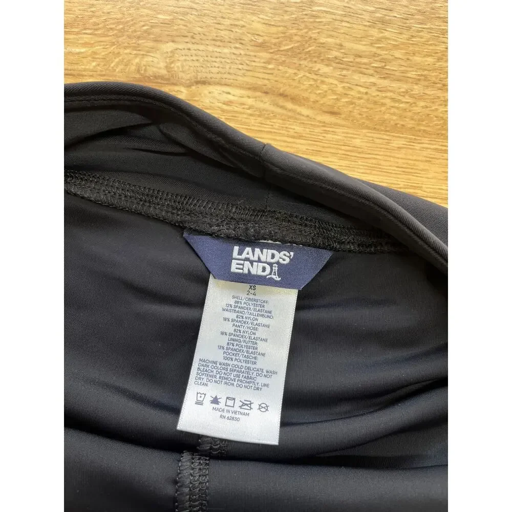 NWT Lands End Built in Underwear Shorts Skort XS Size 2-4